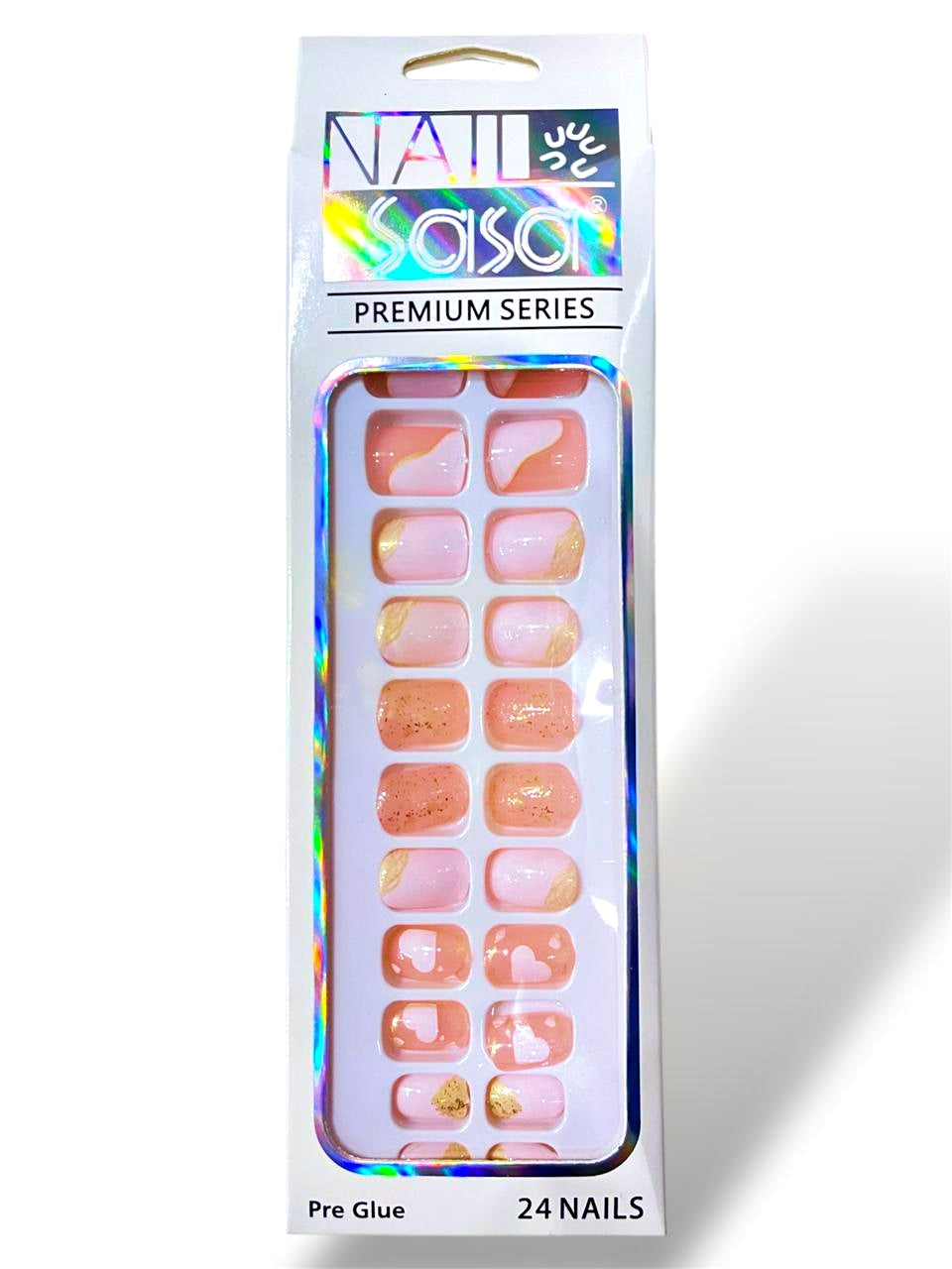Short Pre Glue Fancy Fake Nails