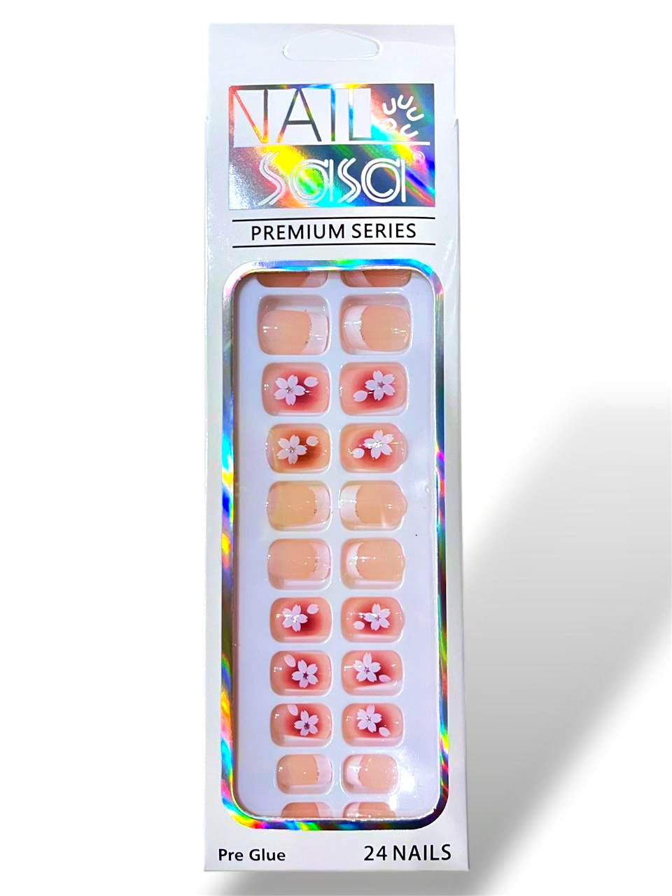 Short Pre Glue Fancy Fake Nails
