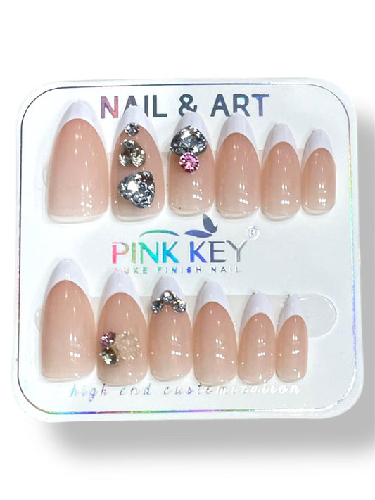 Premium Design Nail In Almond Shape